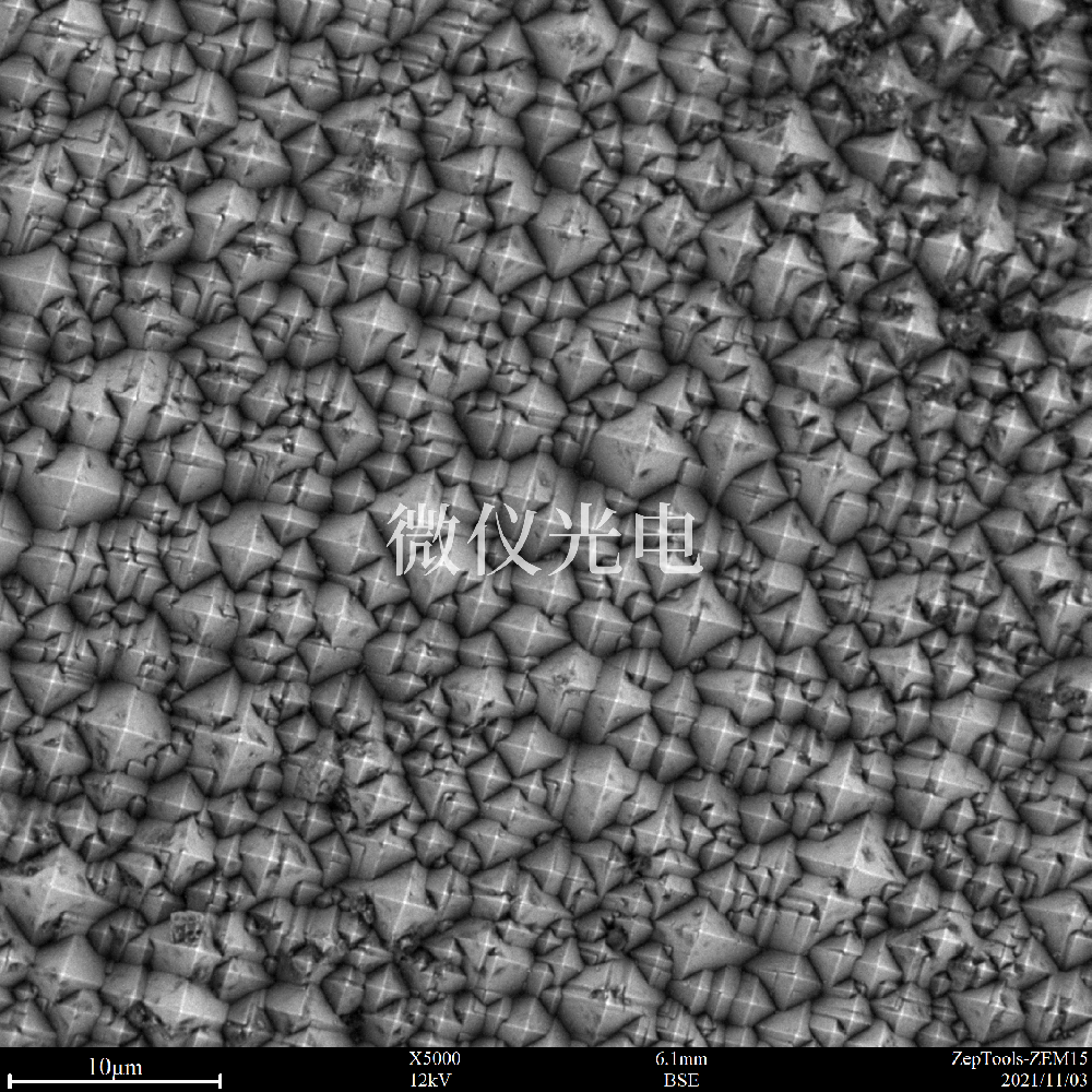 sem掃描電鏡在太陽能電池領域的應用介紹